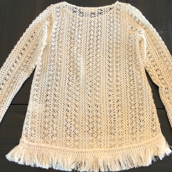NWOT a’reve crochet top w/ fringe - Picture 5 of 6